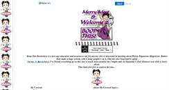 Desktop Screenshot of boopthisbewitchery.faithweb.com