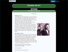 Tablet Screenshot of degarmoandkey.faithweb.com