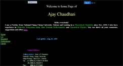 Desktop Screenshot of cajay.faithweb.com