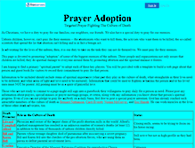 Tablet Screenshot of prayabort.faithweb.com