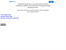Tablet Screenshot of hearthstonemusic.faithweb.com