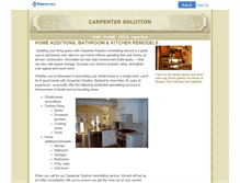 Tablet Screenshot of carpentersolution.faithweb.com