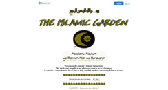 Desktop Screenshot of islamicgarden.faithweb.com