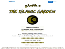 Tablet Screenshot of islamicgarden.faithweb.com