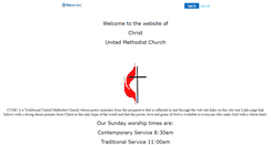Desktop Screenshot of christumc.faithweb.com