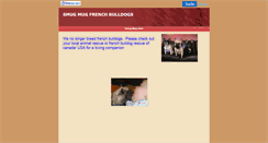 Desktop Screenshot of fabulousfrenchies.faithweb.com