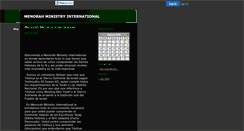 Desktop Screenshot of menorahministry.faithweb.com