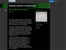 Tablet Screenshot of menorahministry.faithweb.com