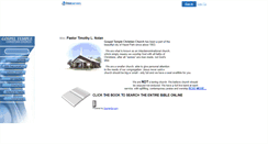 Desktop Screenshot of gospeltemple.faithweb.com