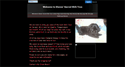 Desktop Screenshot of dianessacredshihtzus.faithweb.com