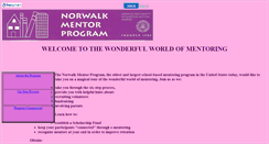 Desktop Screenshot of norwalkmentorprogram.faithweb.com