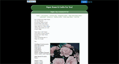 Desktop Screenshot of paperroses.faithweb.com