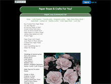 Tablet Screenshot of paperroses.faithweb.com