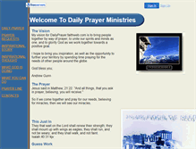 Tablet Screenshot of dailyprayer.faithweb.com