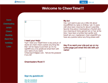 Tablet Screenshot of cheertime.faithweb.com