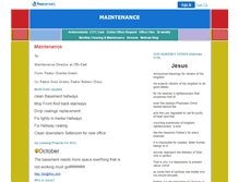 Tablet Screenshot of maintenance4kingdom.faithweb.com