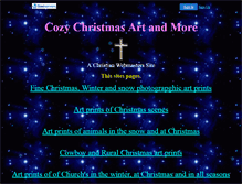 Tablet Screenshot of christmasart.faithweb.com