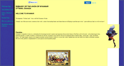 Desktop Screenshot of myanmar-embassy-ottawa.faithweb.com