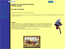 Tablet Screenshot of myanmar-embassy-ottawa.faithweb.com