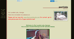 Desktop Screenshot of ourlovablelabs.faithweb.com