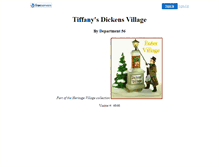 Tablet Screenshot of dickensvillage.faithweb.com