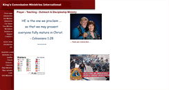 Desktop Screenshot of kingscommission.faithweb.com