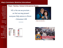 Tablet Screenshot of kingscommission.faithweb.com