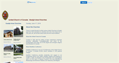 Desktop Screenshot of guelphchurches.faithweb.com