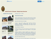Tablet Screenshot of guelphchurches.faithweb.com