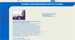 Desktop Screenshot of eveningstar.faithweb.com