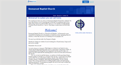 Desktop Screenshot of emmanuelbaptist.faithweb.com