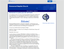 Tablet Screenshot of emmanuelbaptist.faithweb.com