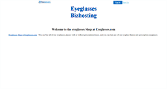 Desktop Screenshot of eyeglasses.faithweb.com