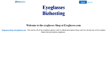 Tablet Screenshot of eyeglasses.faithweb.com