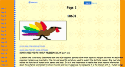 Desktop Screenshot of muslimsandislamic2.faithweb.com