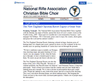 Tablet Screenshot of choir.faithweb.com