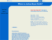 Tablet Screenshot of findjoshua.faithweb.com