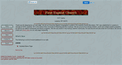 Desktop Screenshot of firstbaptist.faithweb.com