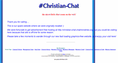 Desktop Screenshot of christian-chat.faithweb.com