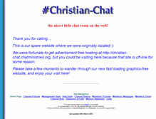 Tablet Screenshot of christian-chat.faithweb.com