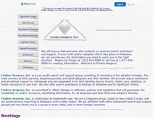 Tablet Screenshot of finderskeepers.faithweb.com