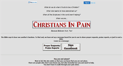 Desktop Screenshot of christianpain.faithweb.com