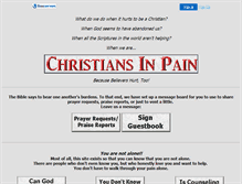 Tablet Screenshot of christianpain.faithweb.com