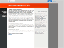 Tablet Screenshot of cwcvs.faithweb.com