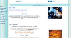 Desktop Screenshot of angelik.faithweb.com