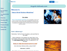 Tablet Screenshot of angelik.faithweb.com