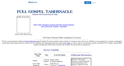 Desktop Screenshot of fgt.faithweb.com