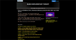 Desktop Screenshot of blisstherapies.faithweb.com