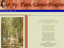 Tablet Screenshot of faithpresbitero.faithweb.com