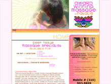 Tablet Screenshot of massagebynatalie.faithweb.com